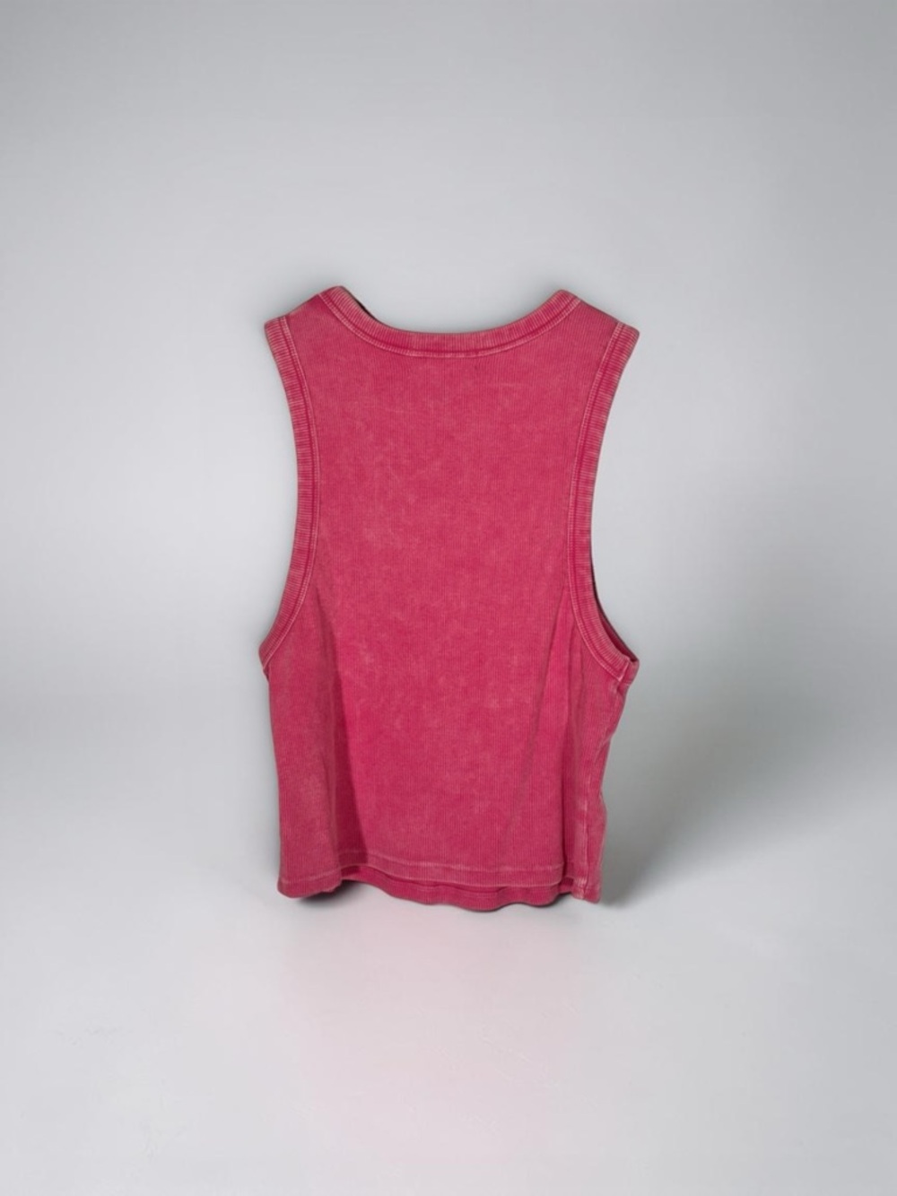 Altar'd State Pink Ribbed Crewneck Tank - Picture 4 of 8